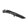 Smith Border Guard Swbg10s Serrated Tanto Fickkniv, Black, One Size