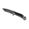 Smith Border Guard Swbg10s Serrated Tanto Fickkniv, Black, One Size