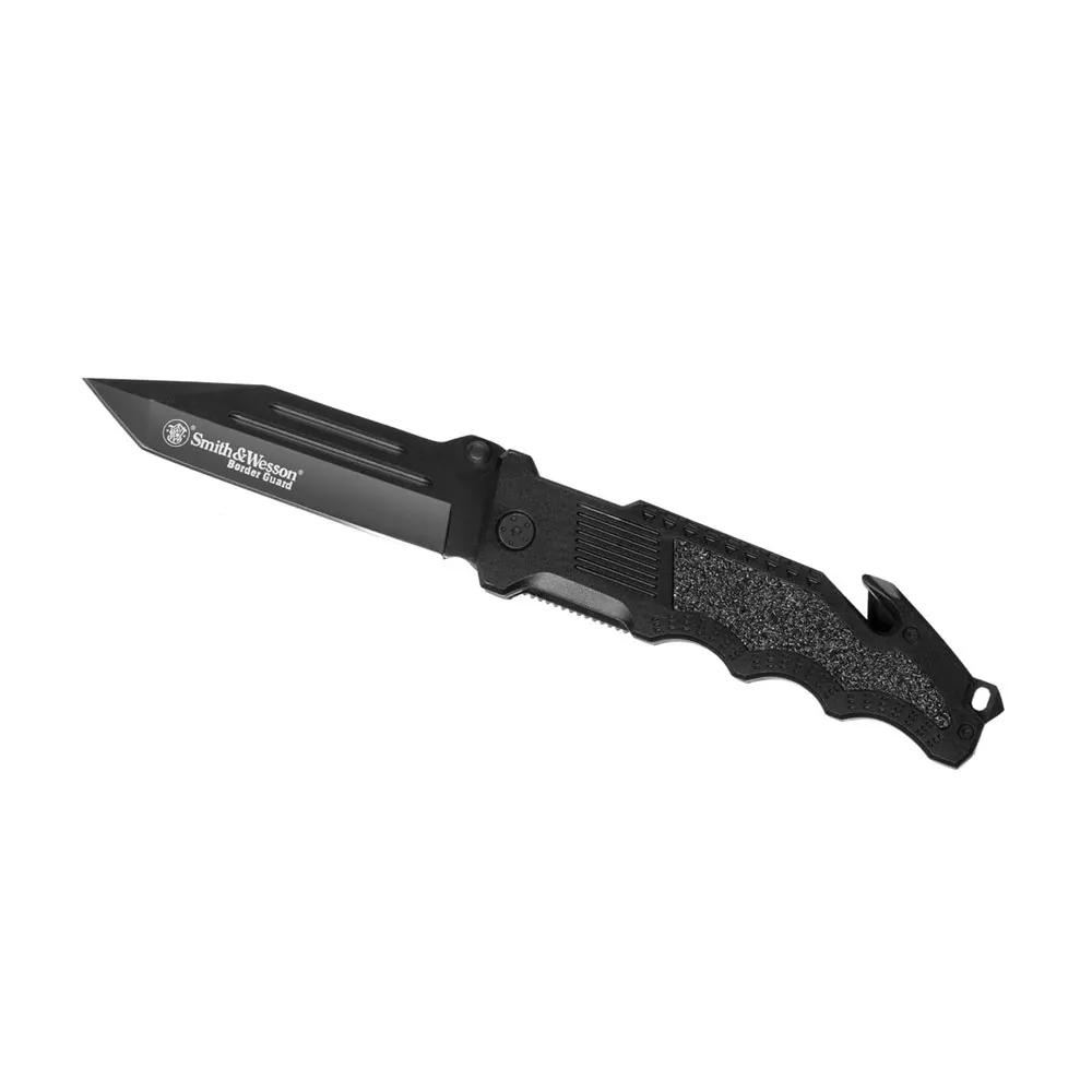 Smith Border Guard Swbg2t Tanto Folder Fickkniv, Black, One Size Smith Border Guard Swbg2t Tanto Folder Fickkniv, Black, One Size
