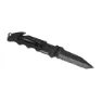 Smith Border Guard Swbg2ts Serrated Tanto Folder Fickkniv, Black, One Size