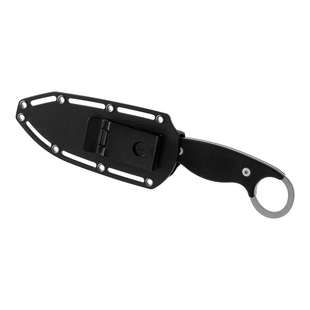 Smith Extreme Ops Chokehold Karambit Fixed Kniv, Black, One Size