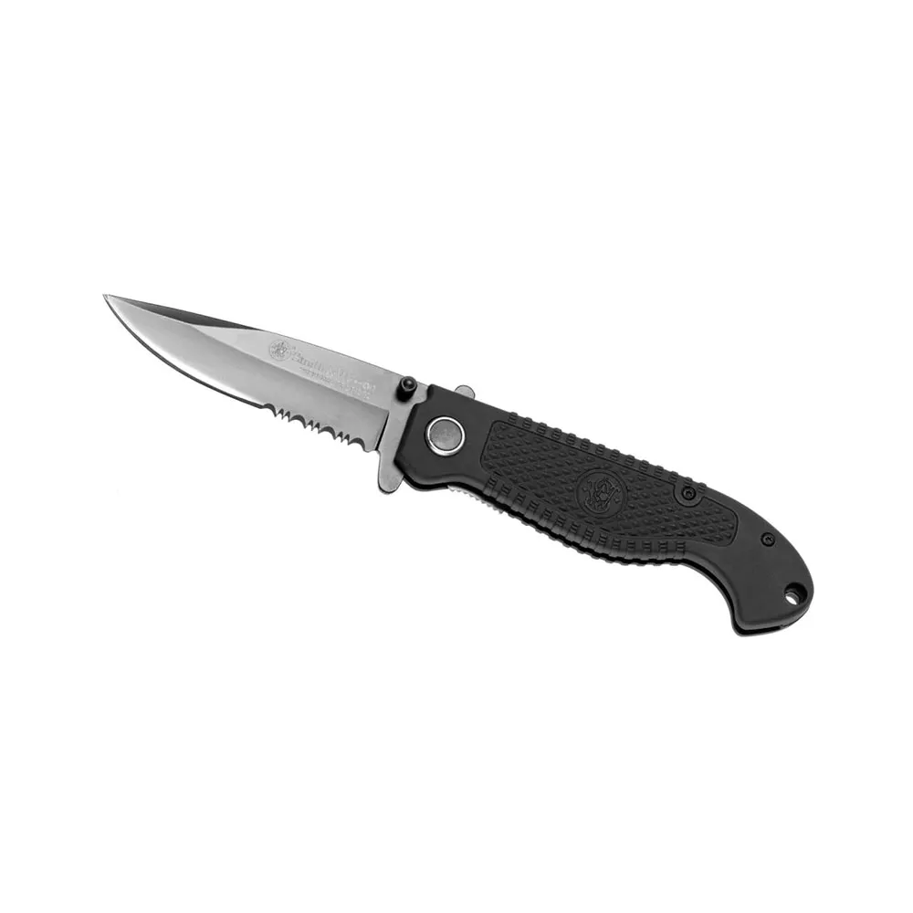 Smith Special Tactical Cktacbs Serrated Folder Fickkniv, Black, One Size Smith Special Tactical Cktacbs Serrated Folder Fickkniv, Black, One Size