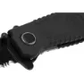 Smith Special Tactical Cktacbs Serrated Tanto Folder Fickkniv, Black, One Size