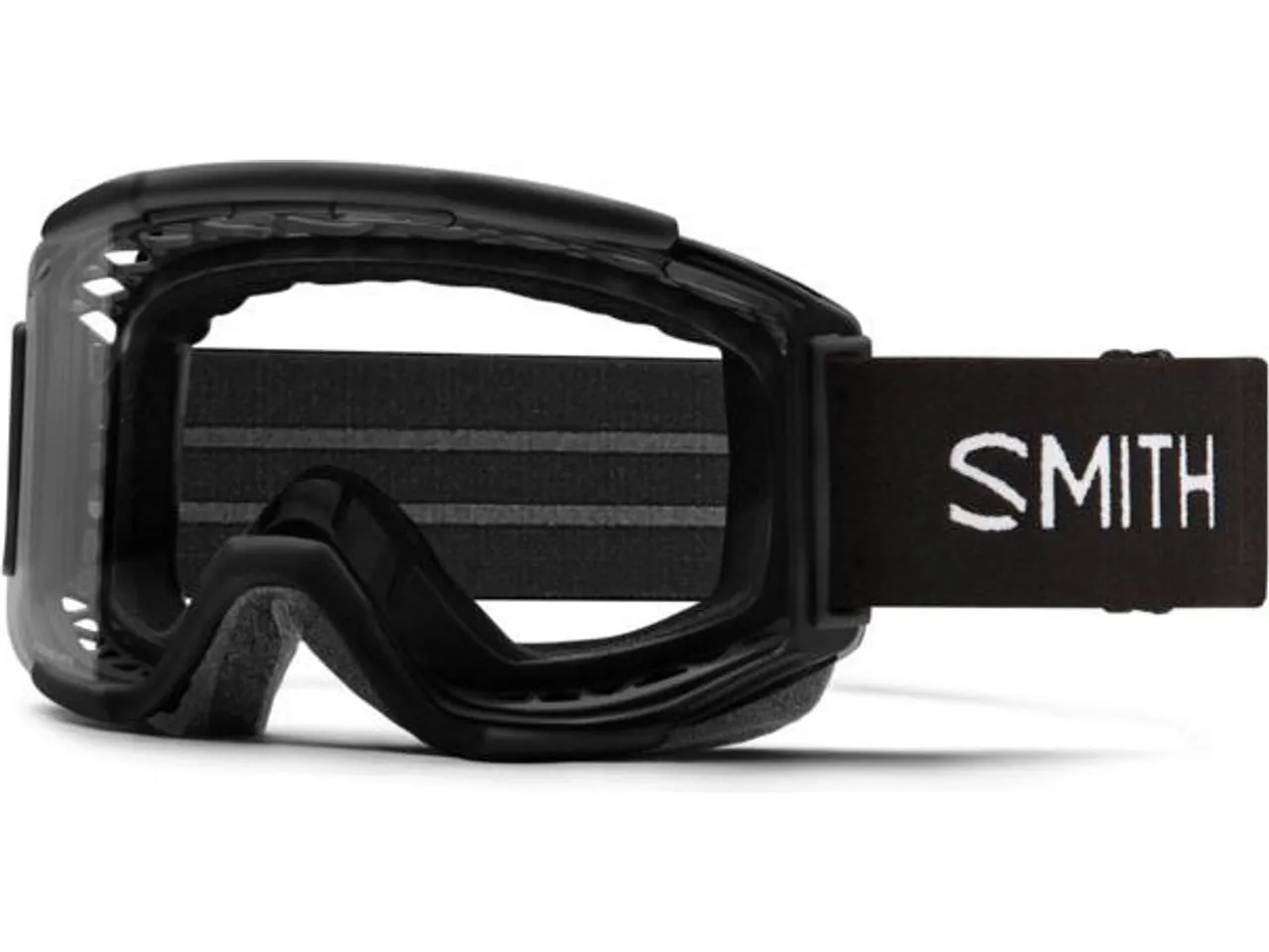 Smith Squad MTB Goggle, Black 24/Clear Single, One Size Smith Squad MTB Goggle, Black 24/Clear Single, One Size