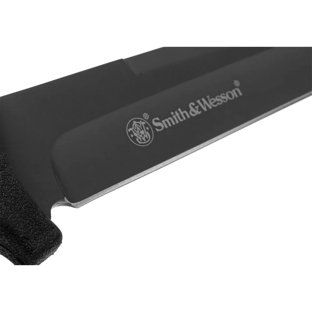 Smith Sw7 Fixed Blade Tanto Kniv, Black, One Size Smith Sw7 Fixed Blade Tanto Kniv, Black, One Size