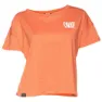 Snap Climbing Crop Hemp T-shirt Med Korta ärmar, Terracota