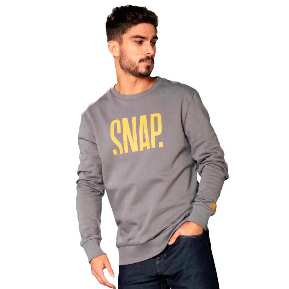 Snap Climbing Logo Tröja, Dark grey