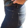 Snap Climbing Skinny Jean Byxor, Blue denim
