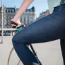 Snap Climbing Skinny Jean Byxor, Blue denim