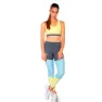 Snap Climbing Three-colored Leggings, Multicolor