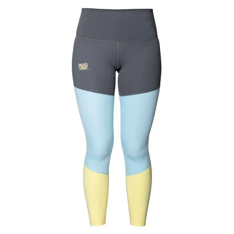 Snap Climbing Three-colored Leggings, Multicolor