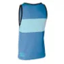 Snap Climbing Two-colored Pocket ärmlös T-shirt, Steel blue