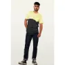 Snap Climbing Two-colored Pocket T-shirt Med Korta ärmar
