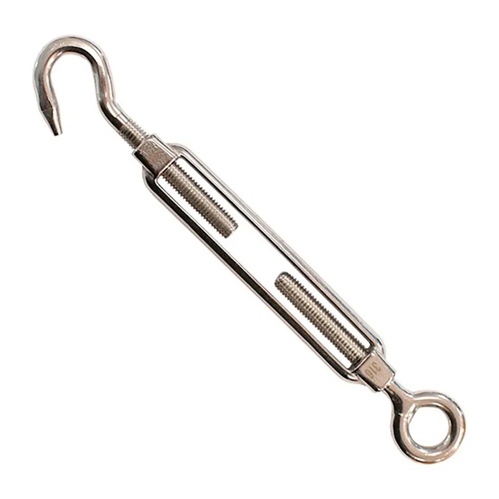 Softee Vantskruv Med ögla Och Krok I Rostfritt Stål unisex, Chrome, One Size