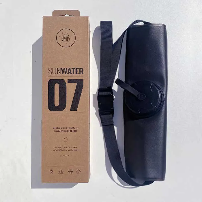 Solar Brother Sunwater Solar 7l Dusch, Black / yellow, One Size