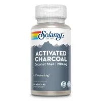 Solaray Activated Charcoal Kapslar Kokosnöt 90 Enheter