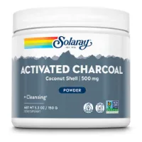 Solaray Aktivt Kol Kokosnöt 150gr Solaray Aktivt Kol Kokosnöt 150gr