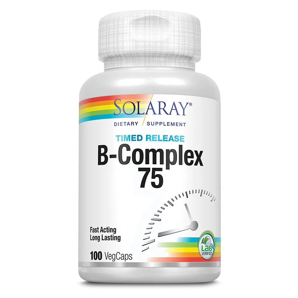 Solaray B-complex 75 Kapslar 100 Enheter, One size