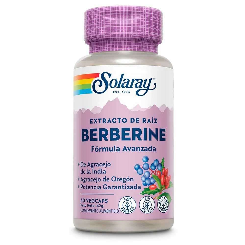 Solaray Berberin 60 Enheter, Lila, One Size