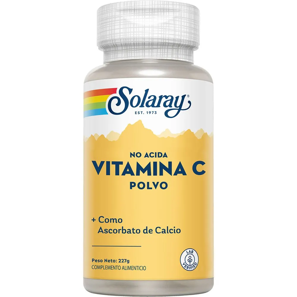 Solaray Buffered Vitamin C Powder 5000mg återhämtning 227g, One size