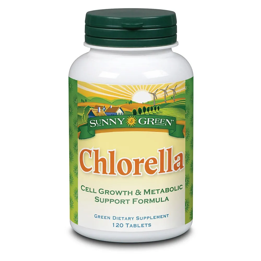 Solaray Chlorella 500 Mg 120 Enheter, Green, One Size