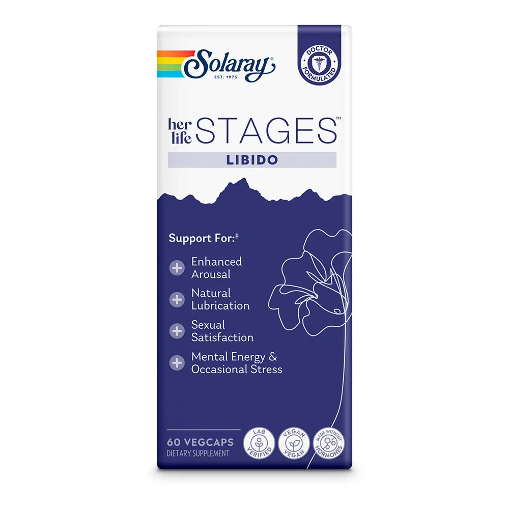 Solaray Deseo Stages Kapslar 60 Enheter, White / silver, One Size