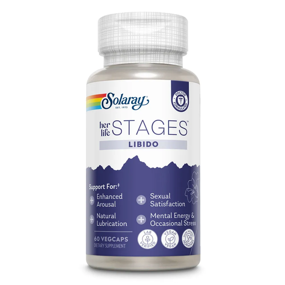 Solaray Deseo Stages Kapslar 60 Enheter, White / silver, One Size