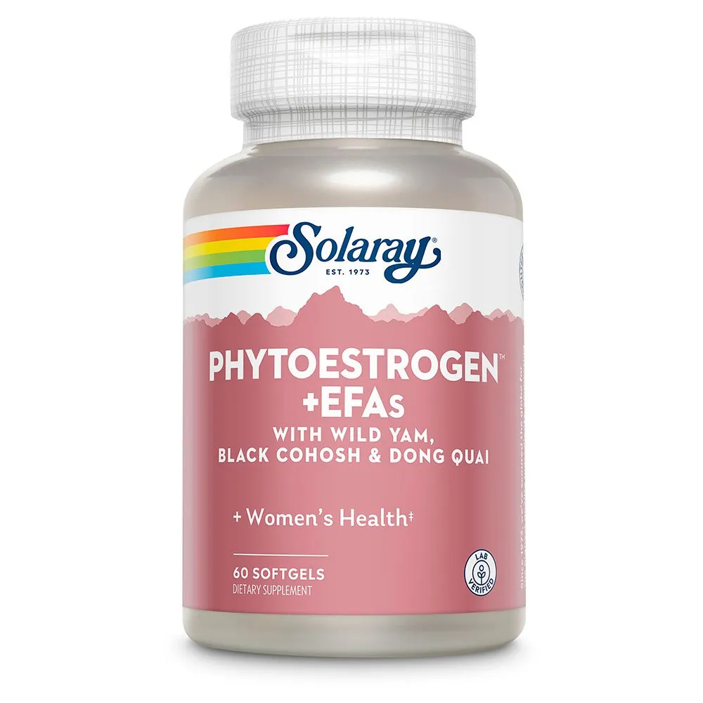 Solaray Fytoöstrogen Plus Efa Kvinna 60 Enheter, Pink, One Size