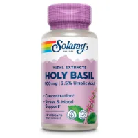 Solaray Holly Basil 450mg Kapslar 60 Enheter