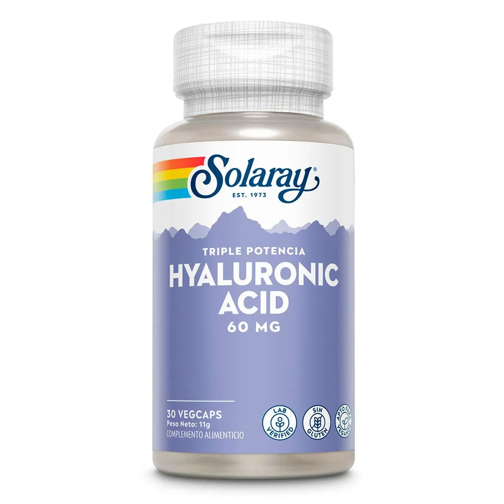 Solaray Hyaluronsyra 60mgr 30 Enheter, One size
