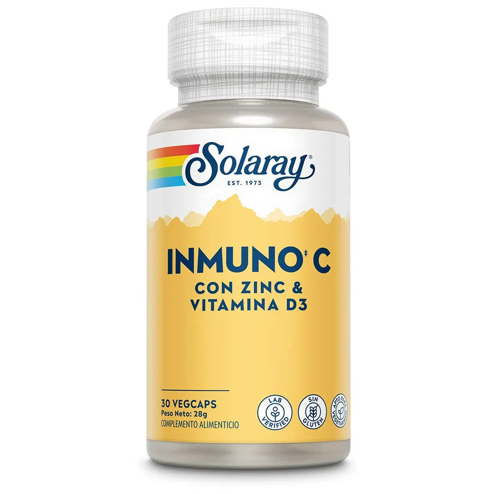 Solaray Immuno C Multivitamins And Minerals Kapslar 30 Enheter, One size