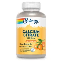 Solaray Kalciumcitrat 1000 Mg Apelsin 60 Enheter