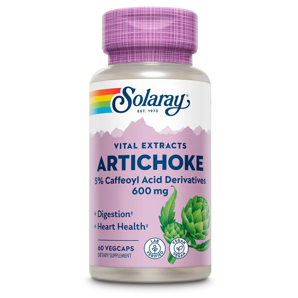 Solaray Kronärtskocka 300 Mg 60 Enheter, Lila, One Size