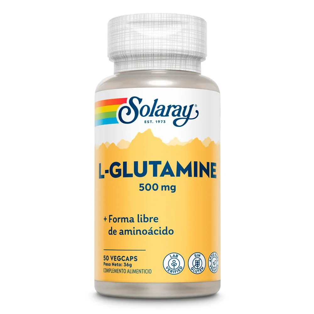 Solaray L-glutamin 500mgr 50 Enheter, One size