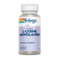 Solaray L-lysine Monolaurin Kapslar 60 Enheter Solaray L-lysine Monolaurin Kapslar 60 Enheter