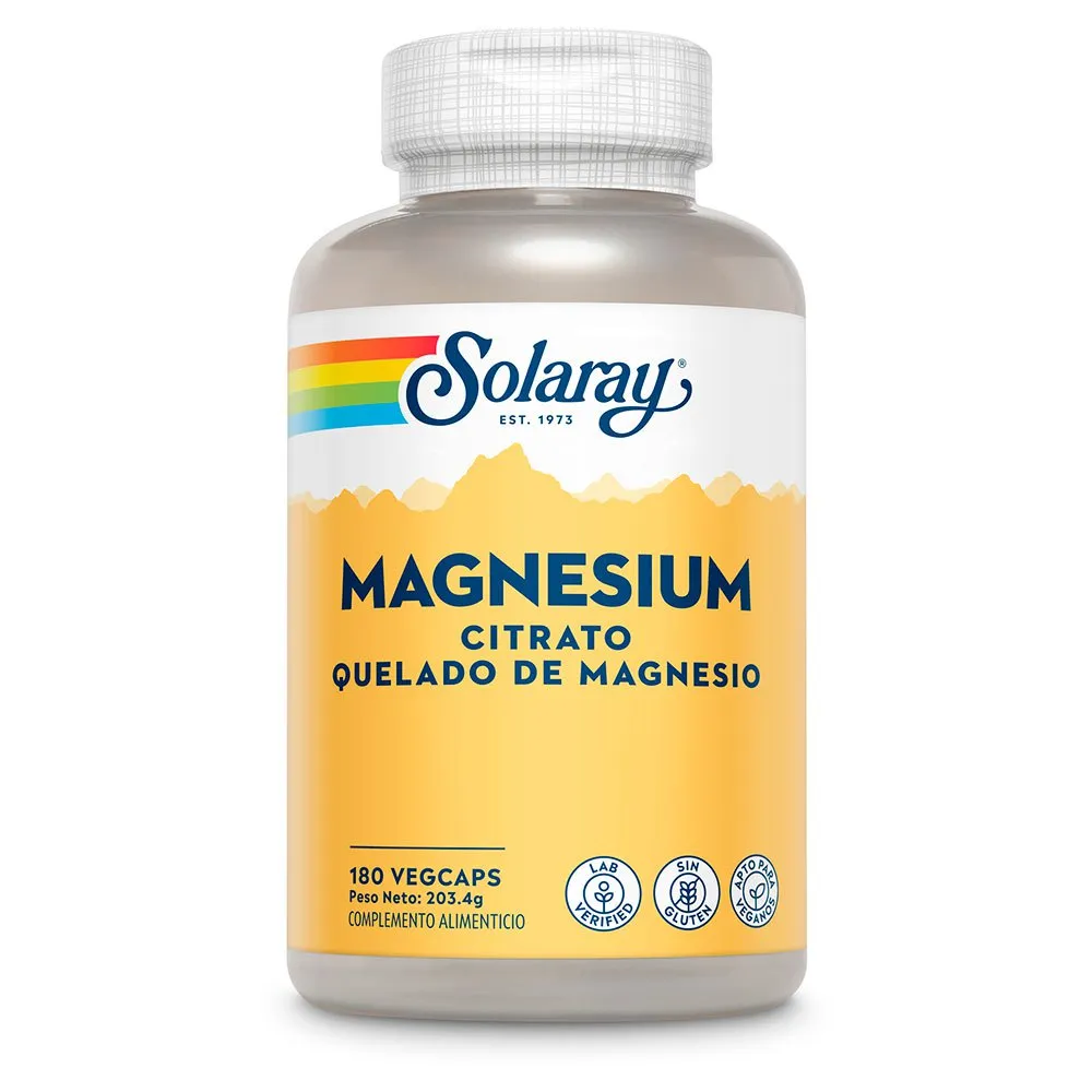 Solaray Magnesiumcitrat 180 Enheter, One size