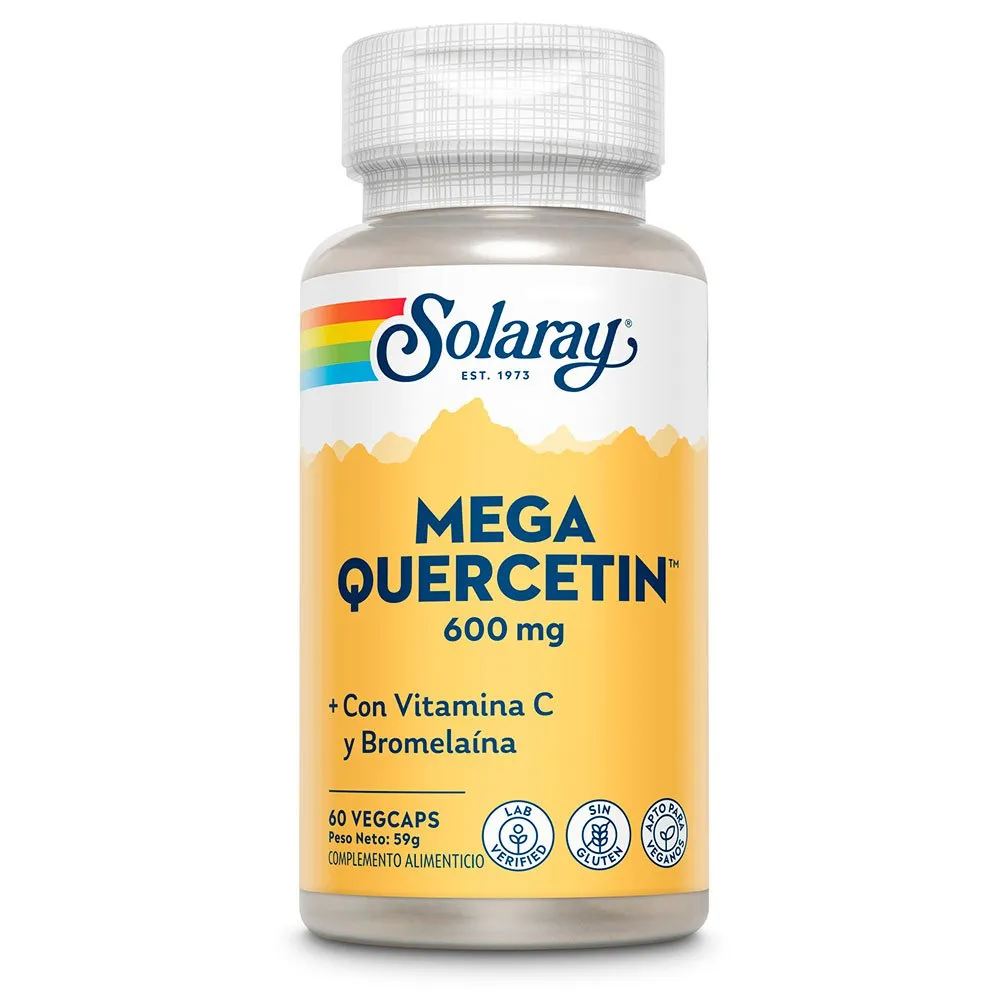 Solaray Mega Quercetin 600mg 60 Enheter, One size