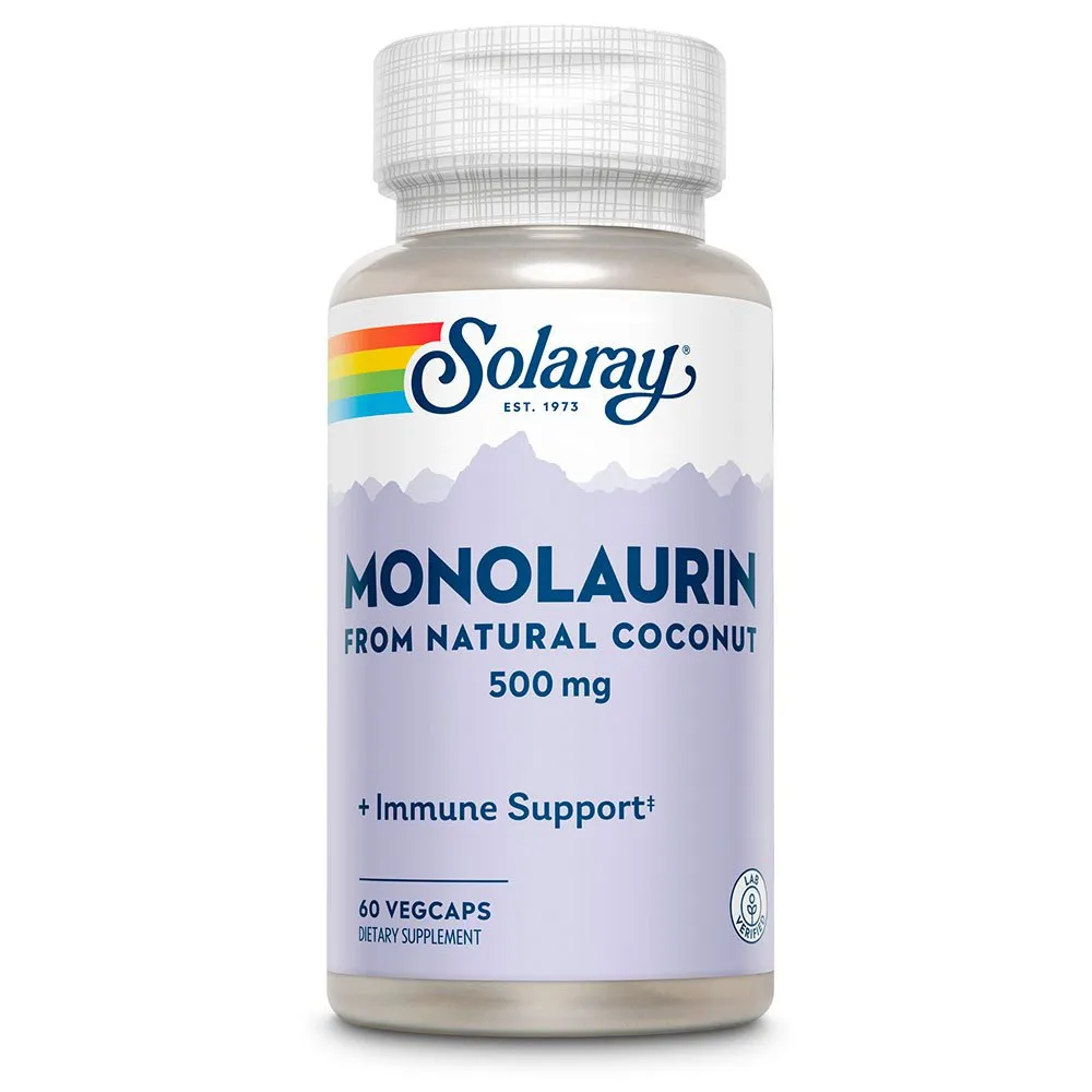 Solaray Monolourin 500 Mg 60 Enheter, Orange, One Size