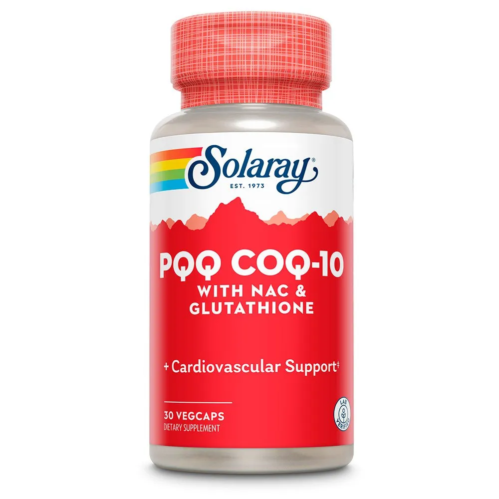 Solaray Pqq Coq-10 30 Enheter, Red, One Size