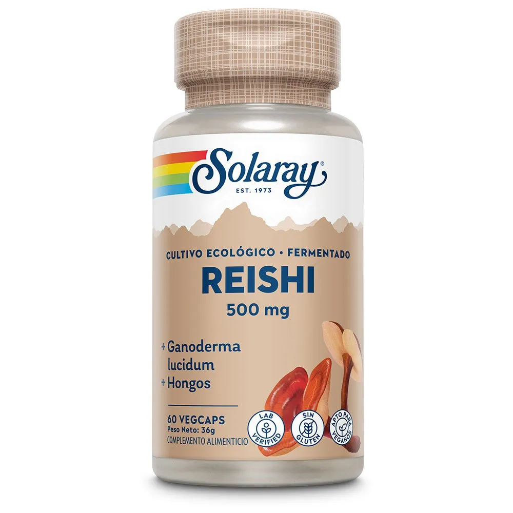 Solaray Reishi 500mg Kapslar 60 Enheter, Beige, One Size
