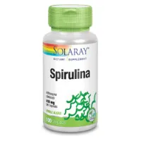 Solaray Spirulina 410 Mg 100 Enheter Solaray Spirulina 410 Mg 100 Enheter