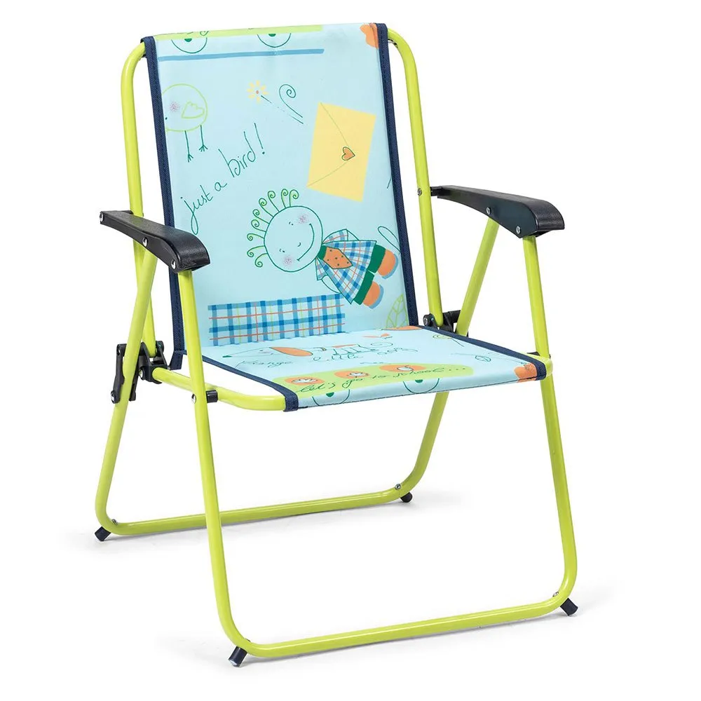 Solenny Aluminium Fast Hopfällbar Barnstol 52x42x40 Cm unisex, Green / blue, One Size Solenny Aluminium Fast Hopfällbar Barnstol 52x42x40 Cm unisex, Green / blue, One Size