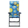 Solenny Fällbar Fåtölj Med 6 Lägen 114x7x2 Cm unisex, Blue / yellow, One Size
