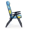 Solenny Fällbar Fåtölj Med 6 Lägen 114x7x2 Cm unisex, Blue / yellow, One Size