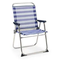 Solenny Fällbar Stol I Aluminium 90x58x58 Cm unisex