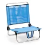 Solenny Låg Fällbar Stol I Aluminium 63x54x50 Cm unisex, Blue, One Size
