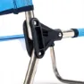 Solenny Låg Fällbar Stol I Aluminium 63x54x50 Cm unisex, Blue, One Size