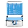 Solenny Låg Fällbar Stol I Aluminium 63x54x50 Cm unisex, Blue, One Size