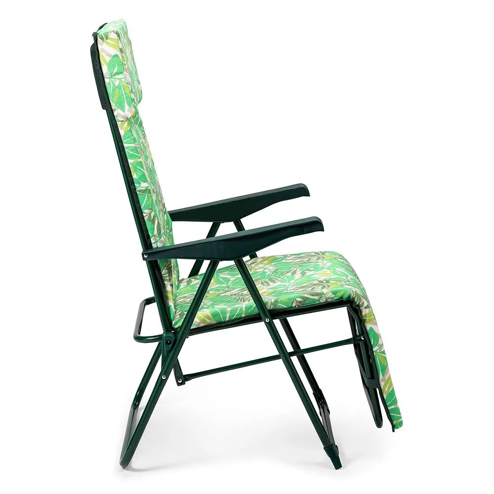 Solenny Relax Hopfällbar Solstol 5 Lägen 108x76x60 Cm unisex, Green, One Size