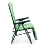Solenny Relax Hopfällbar Solstol 5 Lägen 108x76x60 Cm unisex, Green, One Size